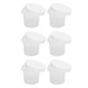 10pcs Dessert Cups with Lids High Temperature Resistant PP Plastic Party Serving Cup for Pudding Yog
