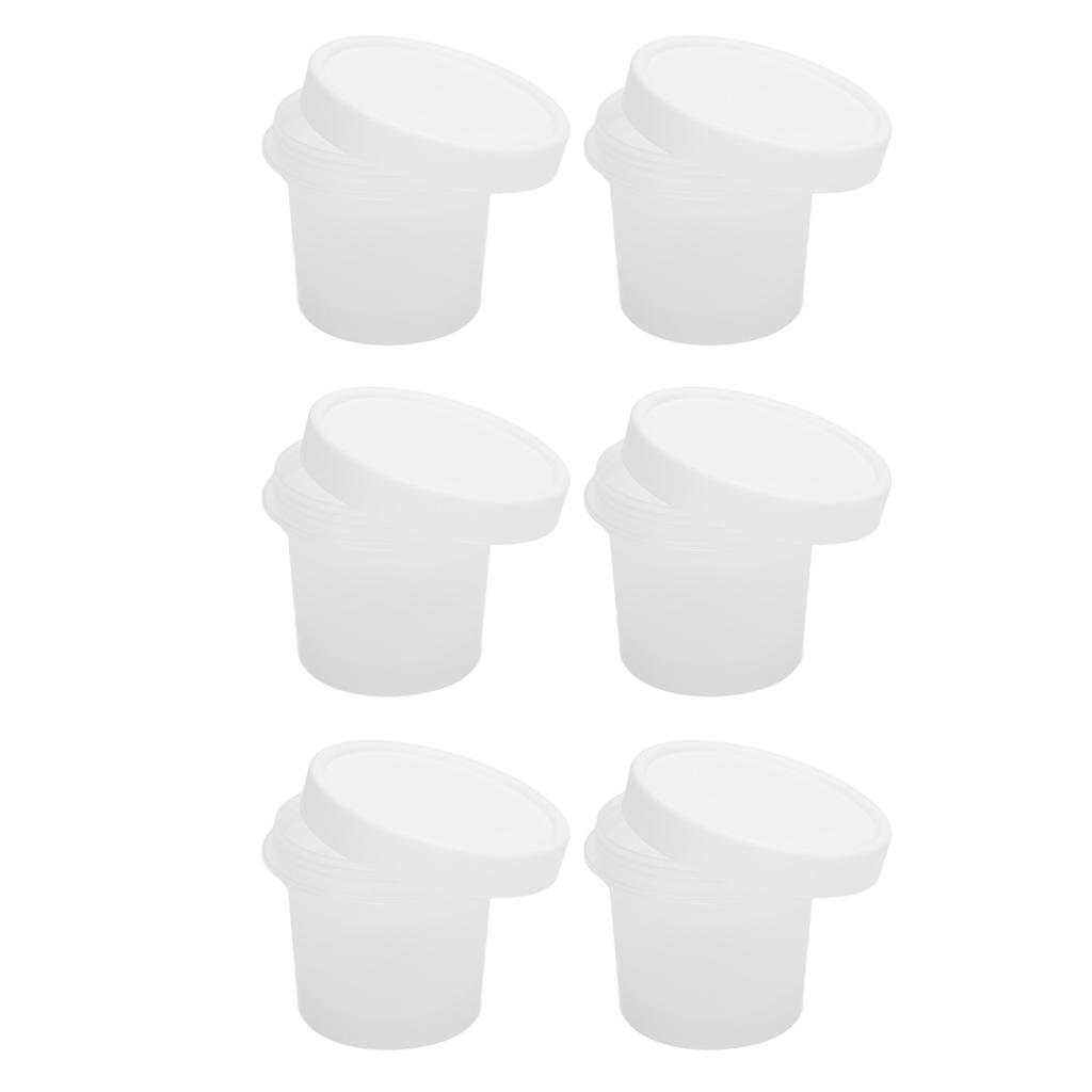 10pcs Dessert Cups with Lids High Temperature Resistant PP Plastic Party Serving Cup for Pudding Yog