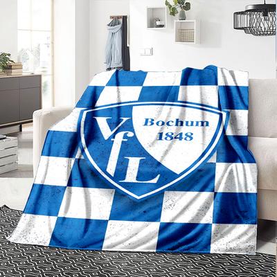 1pc Football Team Blanket, Gift, for Men and Women, Soft Blanket, Good for Sofa Bed Couch Travel, Lightweight Flannel Blanket