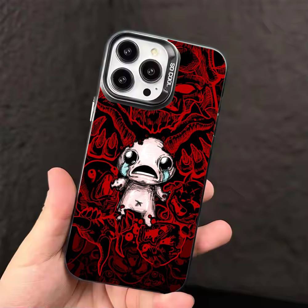 Game T-The B-Binding of Isaac  Phone Case Color Silver Shell For IPhone 17 16 15 14 13 12 11 Pro Max Plus
