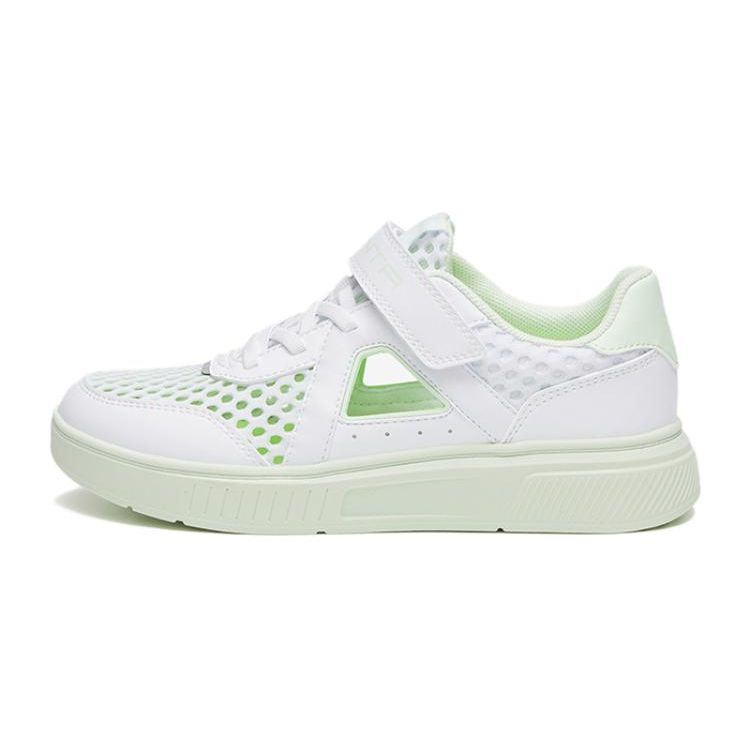 Anta Kids Non-Slip Shock Absorbing Wear-Resistant Sandals Kids Sandals White Green A322326983-1