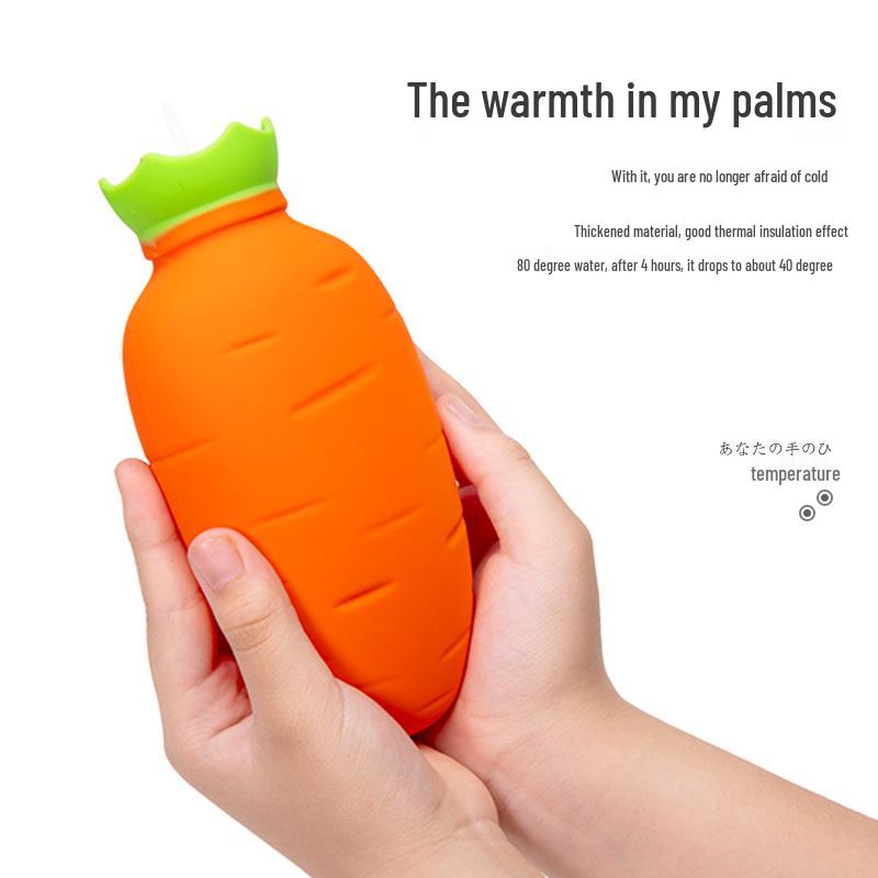 Silicone Explosion-Proof Hot Water Bottle: Portable, Microwaveable Mini Hand Warmer