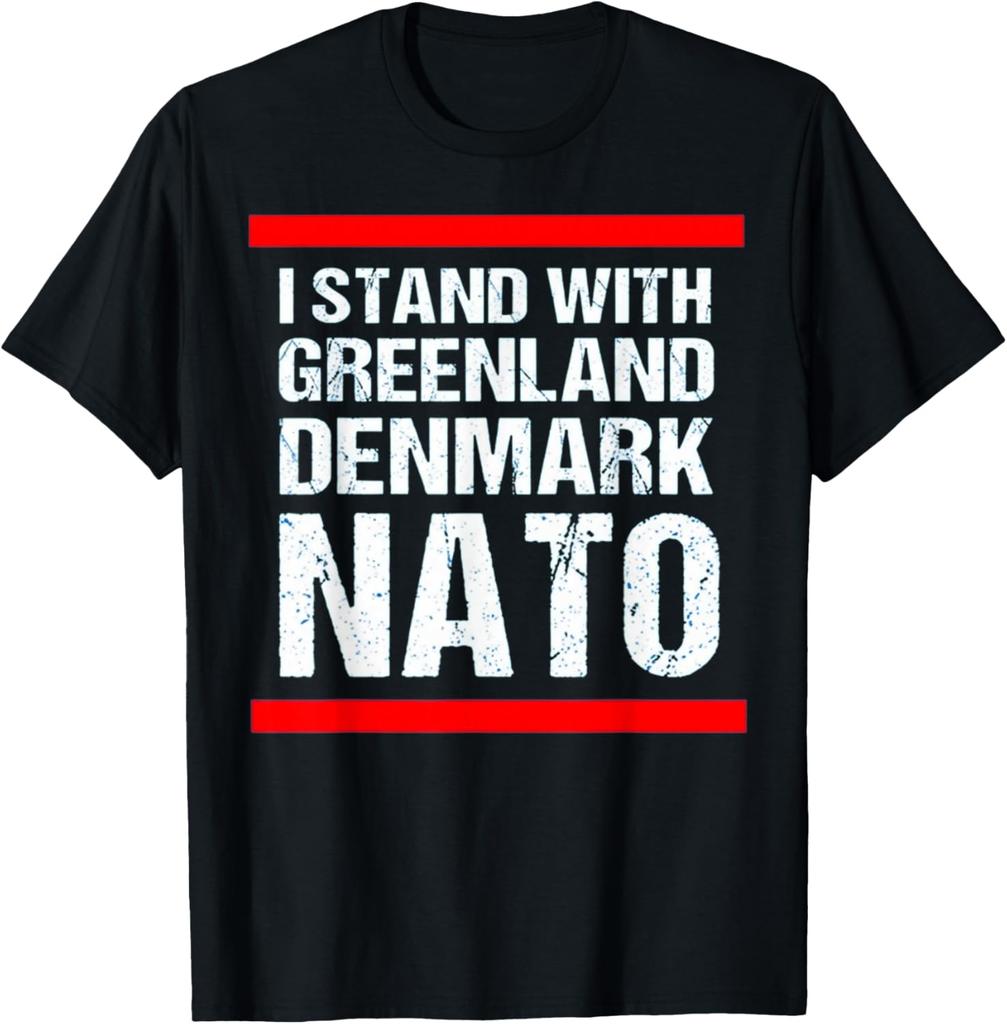 I Stand with Greenland Denmark NATO T-Shirt