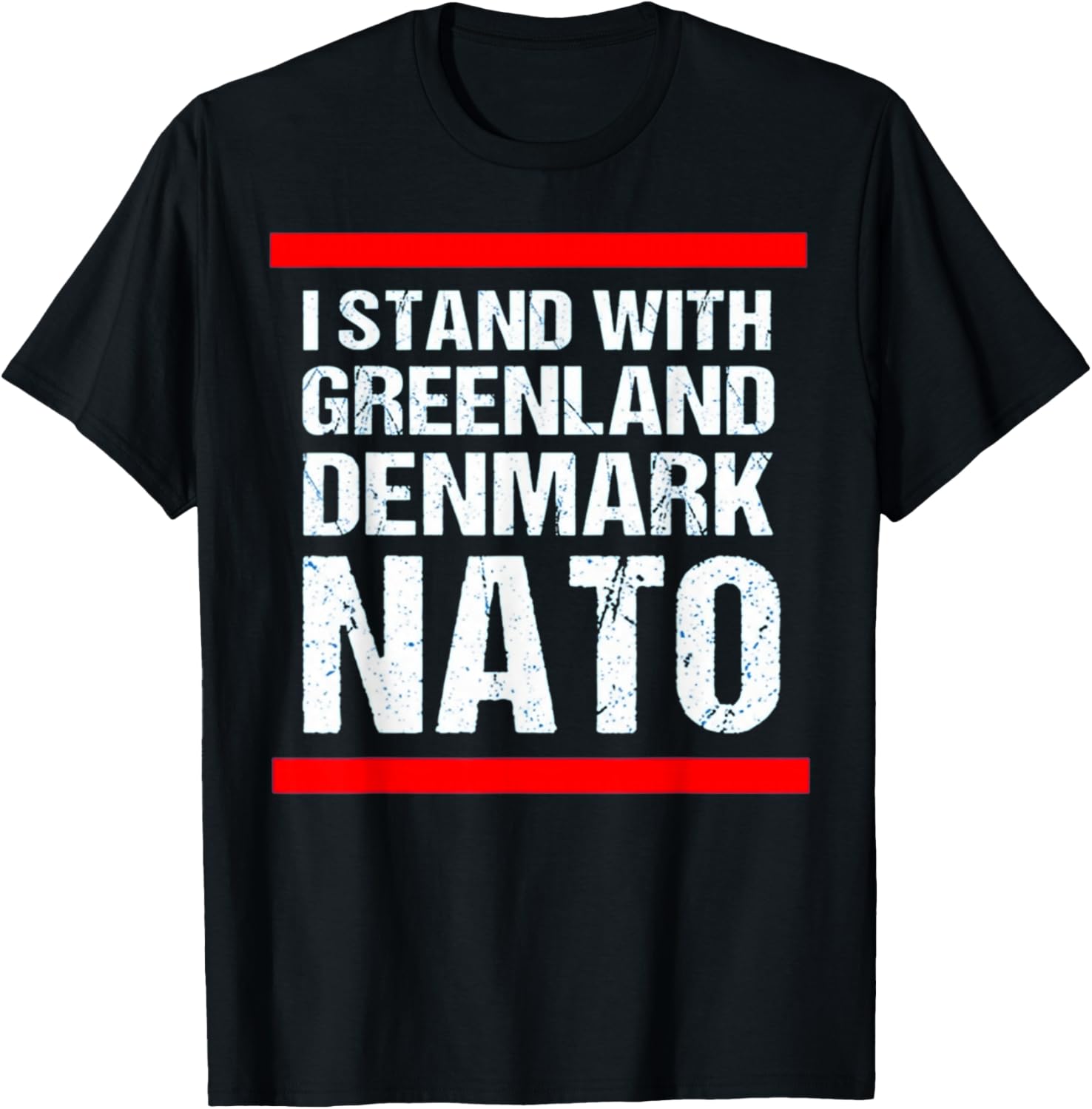 I Stand with Greenland Denmark NATO T-Shirt S разноцветный