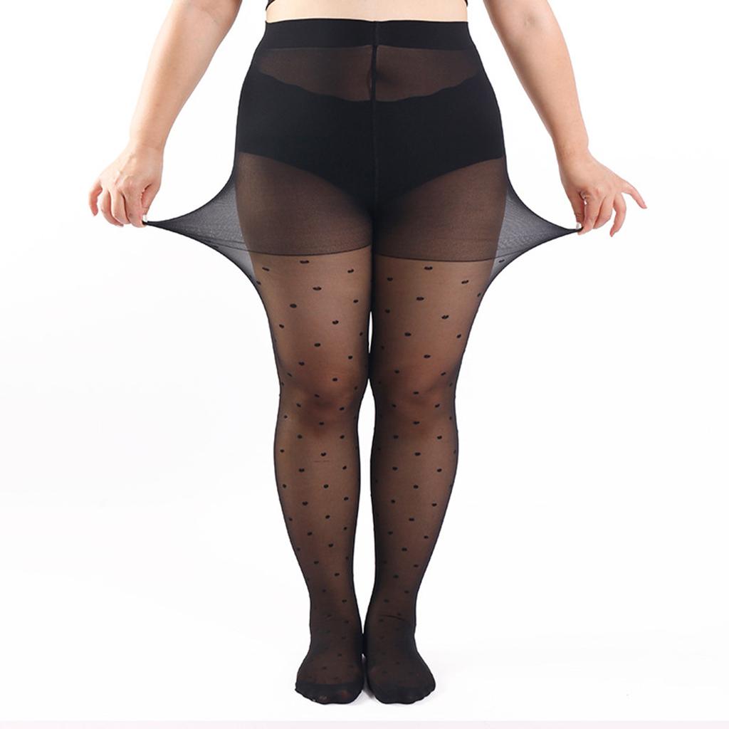 Polka dot black stockings women's ultra-thin anti-hook sexy black bare-leg pantyhose spring and summer leggings