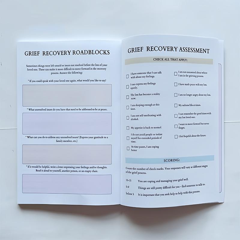 Psychological Healing Diary Unique Notebook Colorful Journal Mental Planner Wellness Gift Adults Therapeutic Mental Health