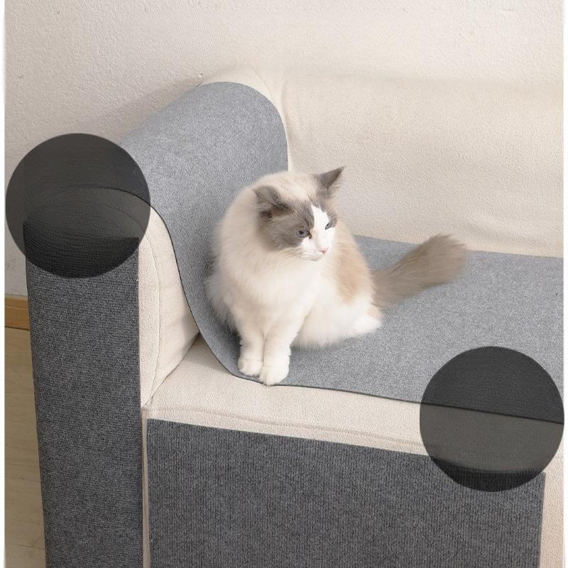 Self Adhesive Anti Cat Scratch Sofa Protection Pad Wall Cat Scratch Board Suitable for Doors Sofas Chairs Tables Multi-purpose Cat Scratch Stickers