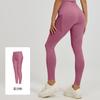 Womens High-Waisted Yoga Leggings With Side Mesh Pockets Stretchy Workout Pants Running Fitness