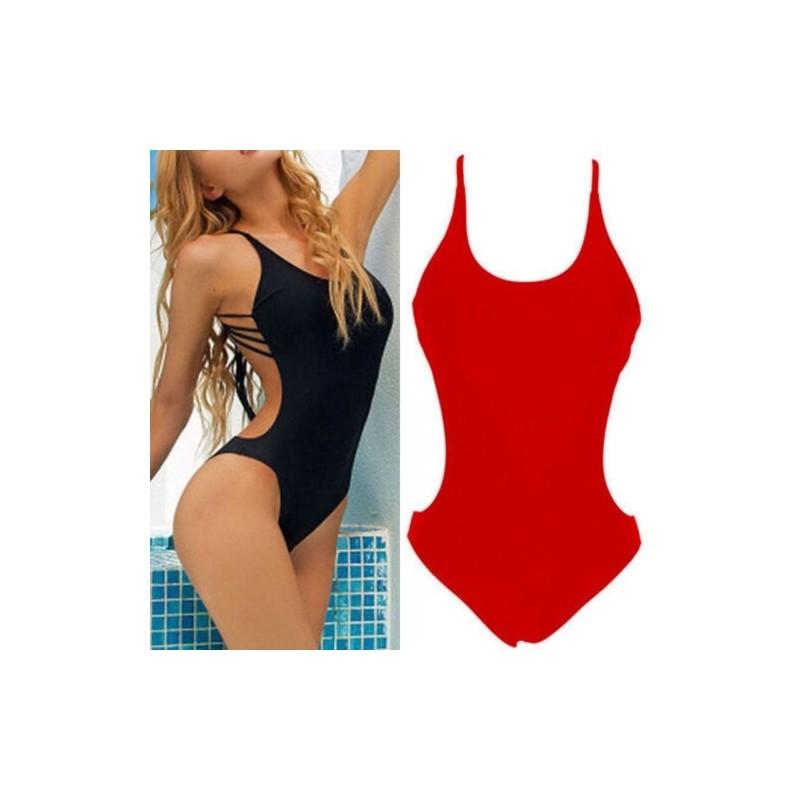 Stilvoller Einteiler Bandage Bikini Mit Push-up Polsterung Für Eine Schmeichelhafte Passform