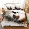Microfiber Kara no Kyoukai Urban Supernatural Thriller Dark Town Magic Mystery Themed 3PCS Bedding 1 Duvet Cover + 2 Pillowcases