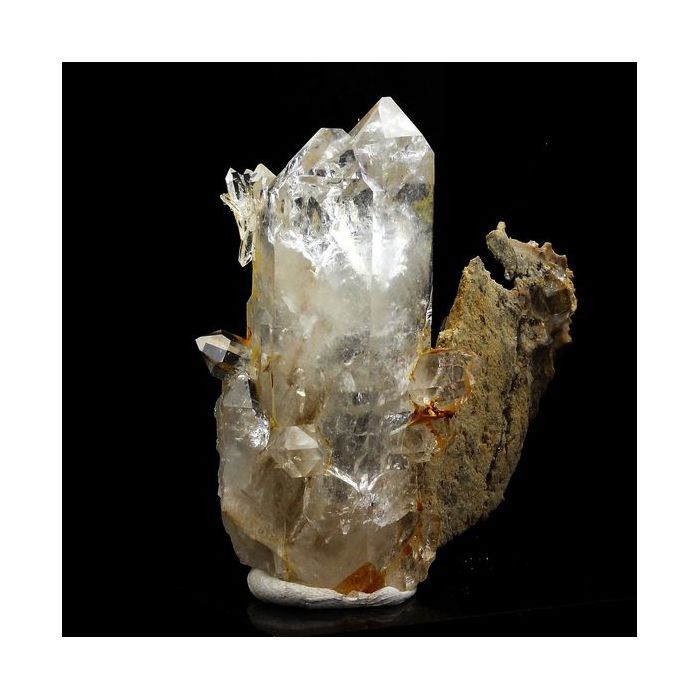 Pierres et Minéraux. Quartz + Calcite. 250.0 ct. Le Noirey, Saint-Jean-de-Maurienne, Savoie, France.