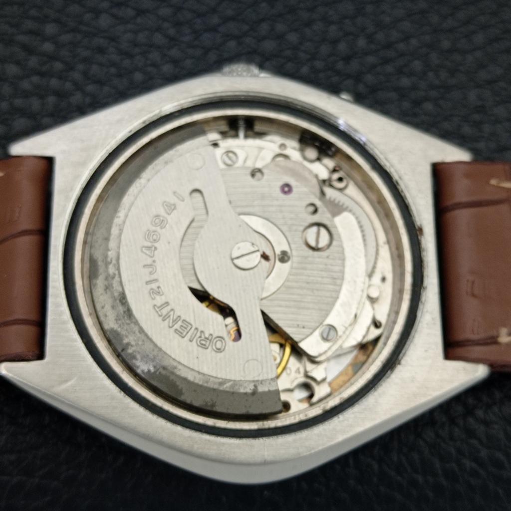 JAPAN VINTAGE ORIENT AUTOMATIC 46941 MENS ORIGINAL DIAL WATCH A704894-1