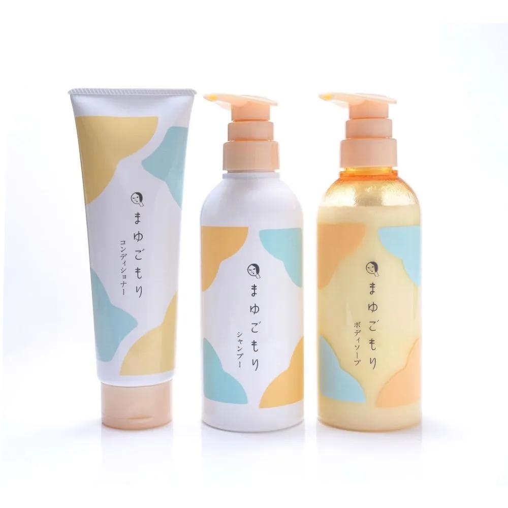 YOJIYA Mayukomori Shampoo 400ml 2-Piece Set