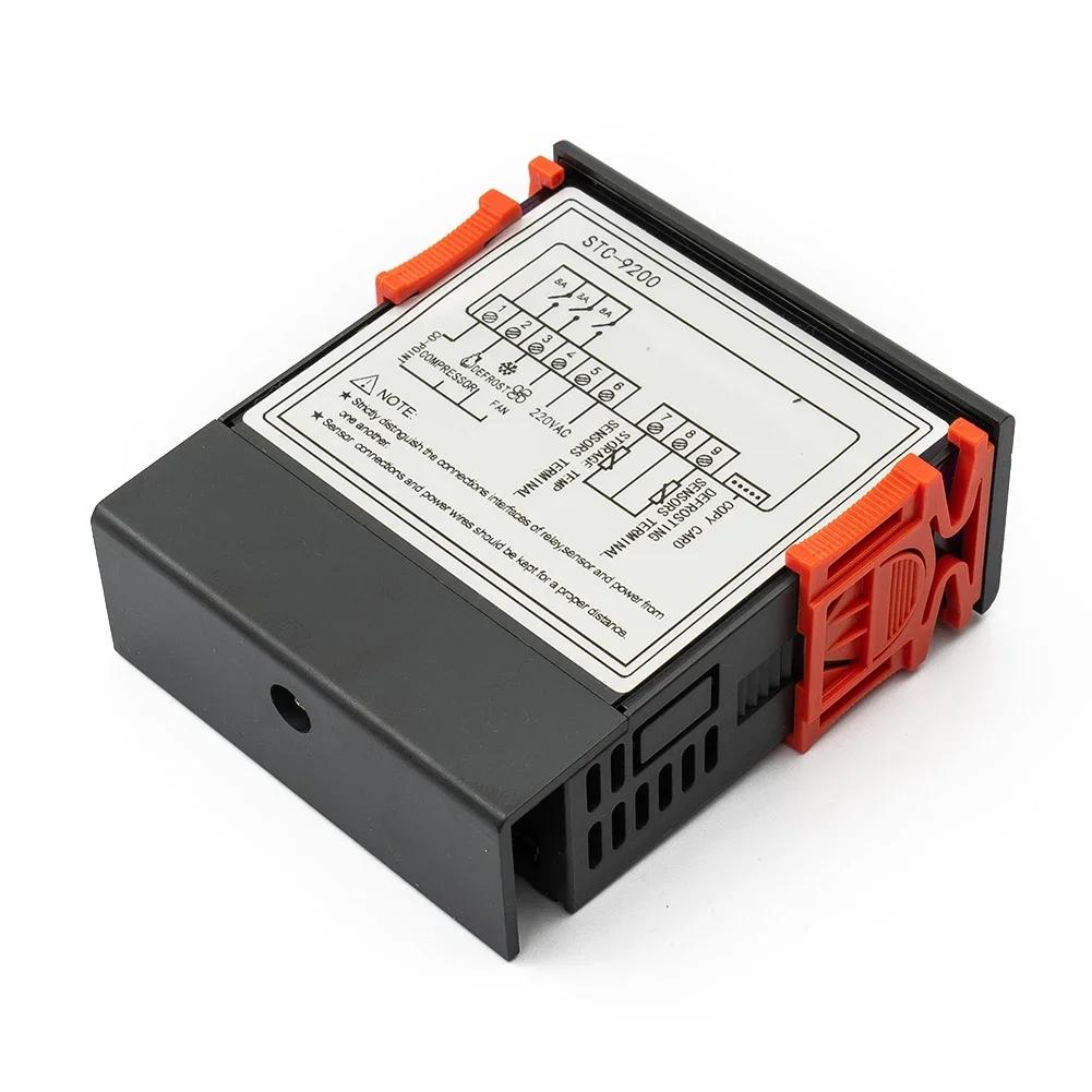 Temperaturregler Zuverlässiger STC 9200 AC 220V Digitaler Temperaturregler für Kühlung Abtauung und Lüftersteuerung