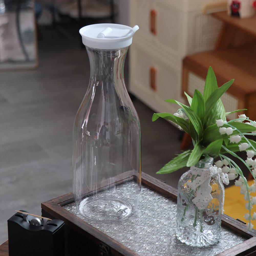 2pcs with Flip Cap Water Bottle 50 Oz Tea Jug Beverage Container Cold Water Pitcher Milk