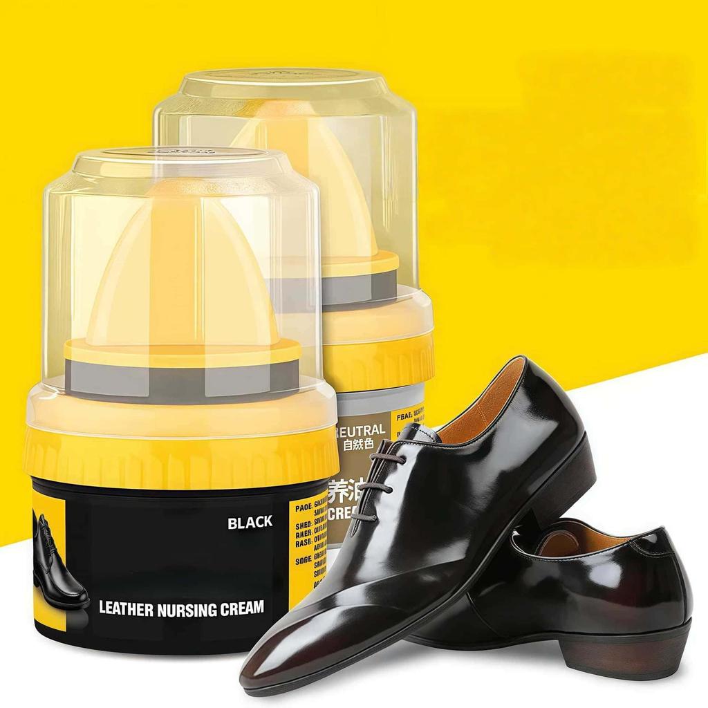 New Brush Leather Care Polish Cleaning Cream Shoe Polish Kit Shoe Accessories Shoe Cream with For Shoes & Leather Goods