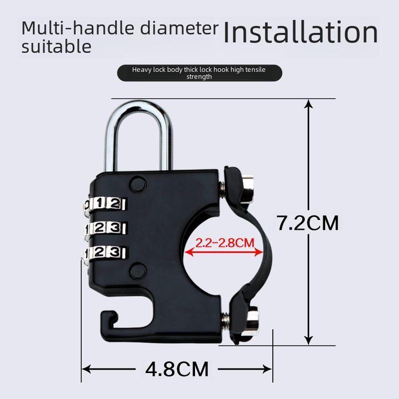 Electric Vehicle Helmet Lock: Universal Buckle Hook for Battery Motorcycle Pedal & Front Helmet - Buy 2, Get 1 Free!