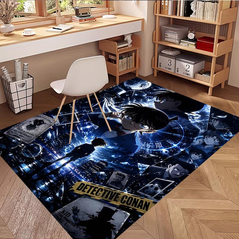 Detective Conan Teppichdruck, Waschbarer Bodenläufer, Für Eingangsbereich Studentenwohnheim Waschküche Büro Arbeitszimmer, Heimdekoration Geburtstags-Weihnachtsgeschenk