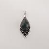 Moss Agate Gemstone 925 Sterling Silver Women Jewelry Pretty Pendant 1.5" For Wife PP-70-34