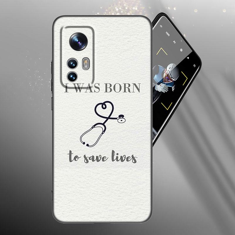 Krankenschwester Medizinisch Medizin Gesundheit Herz Handyhülle Für Xiaomi Mi 10T 11i 11T Note 10 11 Lite NE F1 POCO F3 M3 X3 GT NFC M4 X4 Pro 5G