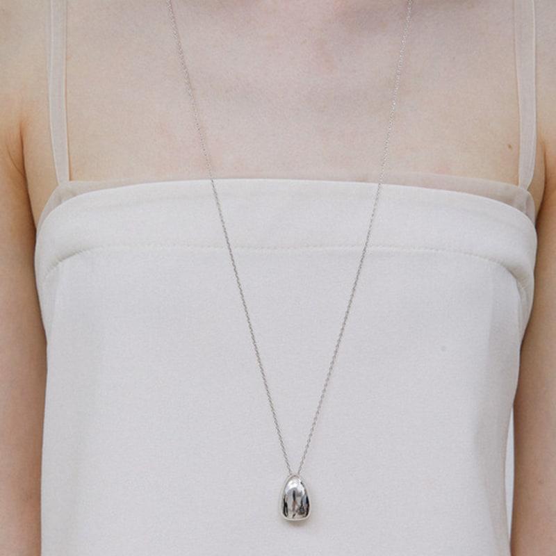 

by hyeres Egg bell necklace (Silver) BH7N56738WB900 ONE
