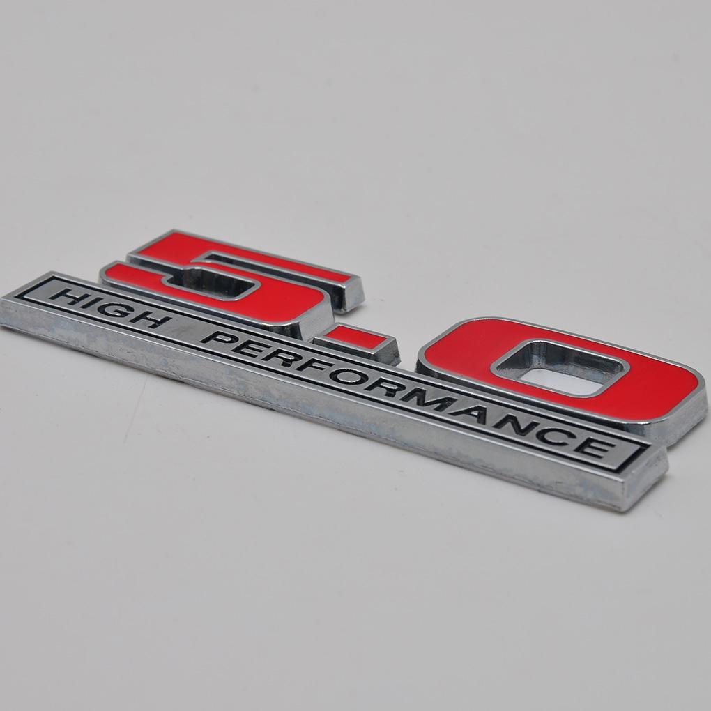 Ersatz für Ford 5.0 High Performance Mustang GT 500 Focus Mondeo Fiesta Autoaufkleber Emblem Kofferraumabzeichen Aufkleber