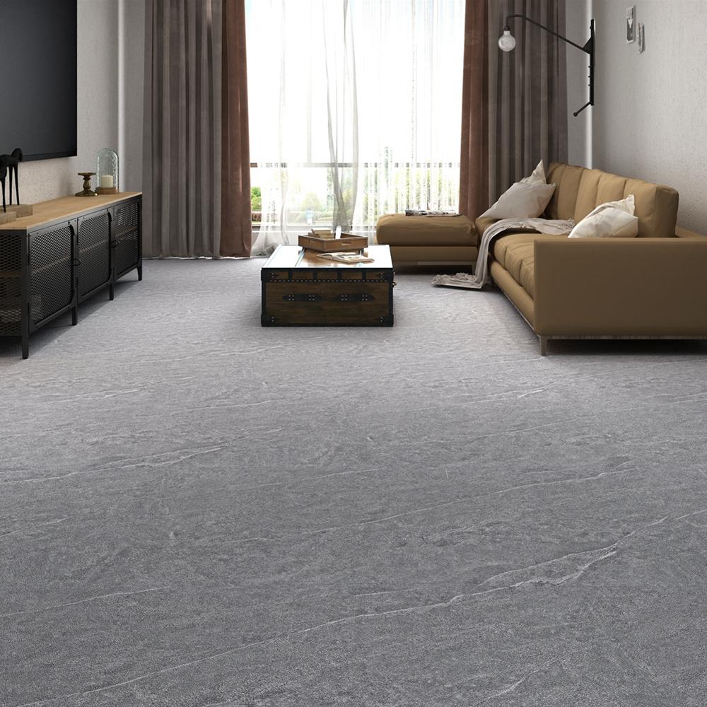 40/59cm Cement Grey Self-adhesive Waterproof Floor Stickers Home Decoration PVC Floor Stickers For Living Room TV background
