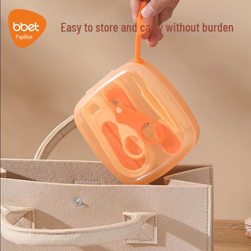 Newborn Safety Baby Nail Scissors Set – Anti-Pinch Design for Infants