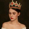 Luxury Vintage Tiara Crowns Sparkling Crystal Rhinestone Crown  Queens King