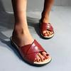 Zehenfreie Sommerschuhe, Hausschuhe, Sandalen, Keilsandalen, modische Damen-Strand- und Hausschuhe mit weicher Polsterung