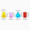 Educational Liquid Measure Tool 4 Colored Science Experiment Cups Mini Measuring Cups  Kindergarten