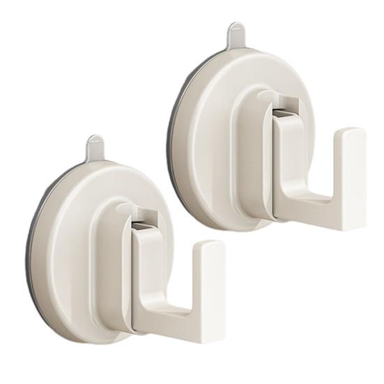 1/2/4/6Pcs Suction Cup Hooks No Drill Suction Towel Holder Multifunctional Glass Door Hooks Bathroom Hanging Hooks