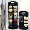 6/12 Grid Felt Hat Storage Hanging Bag Baseball Cap Saving Accessories Organizer Holder Space Hanger Rack Storage Towel Clo T2F5