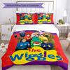 Wiggles Comforter Cover Set Suitable for Dormitory Machine Washable Perfect Gift for Friends Family