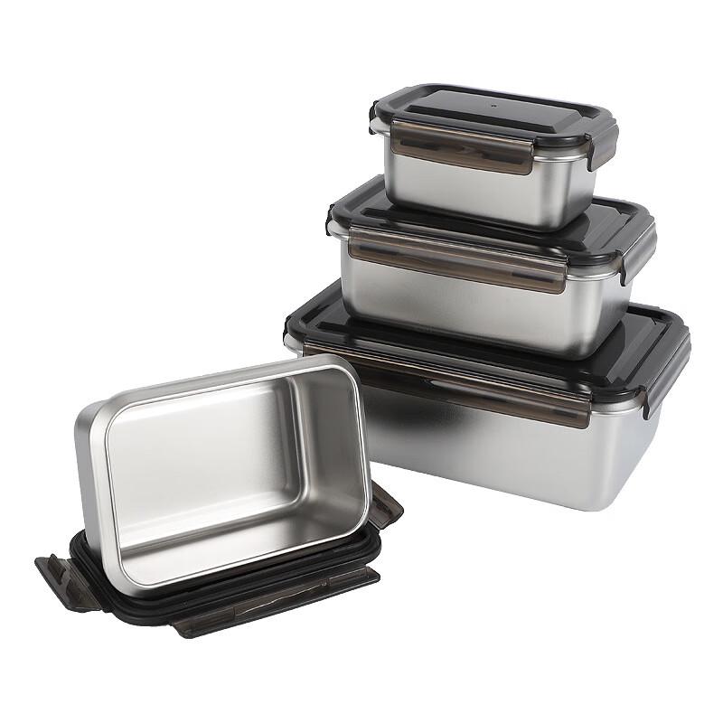 ZISIZ Stainless Steel Food Storage Container
