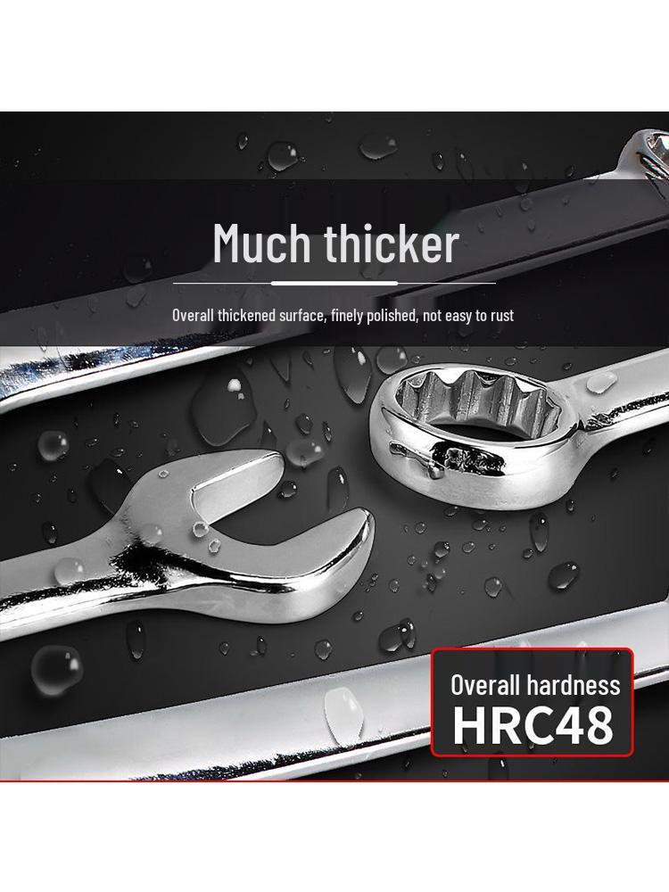 Metric Dual-Use Wrench: Box-End & Open-End Wrench for Auto Repair