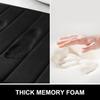 Memory Foam Toilet Rug U-Shaped Ultra Soft Absorbent Bathroom Rugs Non-Slip Toilet Bath Mat Contour Bath Rugs for Toilet