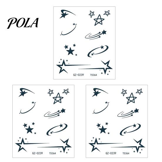 3 Pezzi Adesivi Tatuaggio Impermeabili per Uomo Donna, Viso Corpo Braccio Petto Spalla Coscia Vita Tatuaggio Temporaneo Decalcomania, Tatuaggio Finto Body Art a Lunga Durata