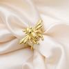 Cazador Stainless Steel Honeybee Adjustable Rings for Women Gold Plated Finger Rings Insect Jewelry Birthday Gift Wholesale 2026