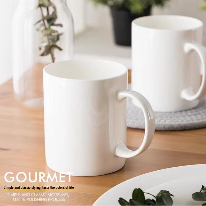 Simple White Ceramic Mug