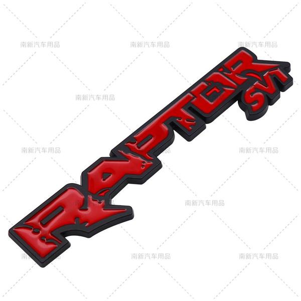 2 adet/grup 3D Metal FORT RAPTOR SVT Araba Amblemi Oto Rozeti Arka Bagaj İsimliği Etiketleri Yan Çamurluk Çıkartması