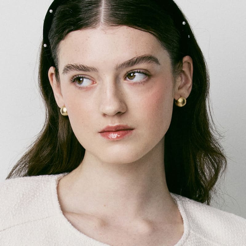 VINTAGE HOLLYWOOD One-touch Ball Earrings_Small_VH25NNEA102V