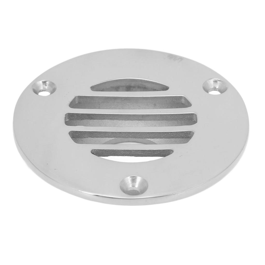 Boat Floor Deck Drain 316 Stainless Steel Silver Polished Treatment Corrosion Resistant Marine Deck