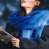 Solid Color Thick Large Scarf Women Men Autumn Winter Korean Style Student All-Match Shawl Warm Neck Scarf