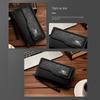 Leather Men's Long Wallet Large Capacity Men's Hand Bag Casual Male Leather Purse  Card Holder