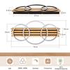 Plafonnier LED - NETTLIFE - 70 cm - 3 anneaux - Dimmable - 46W