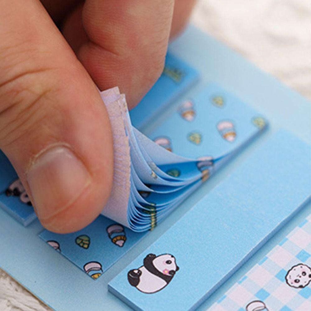 Creative Panda Sticky Notes Kawaii Classification Label Stationery Note Pads  To Do List