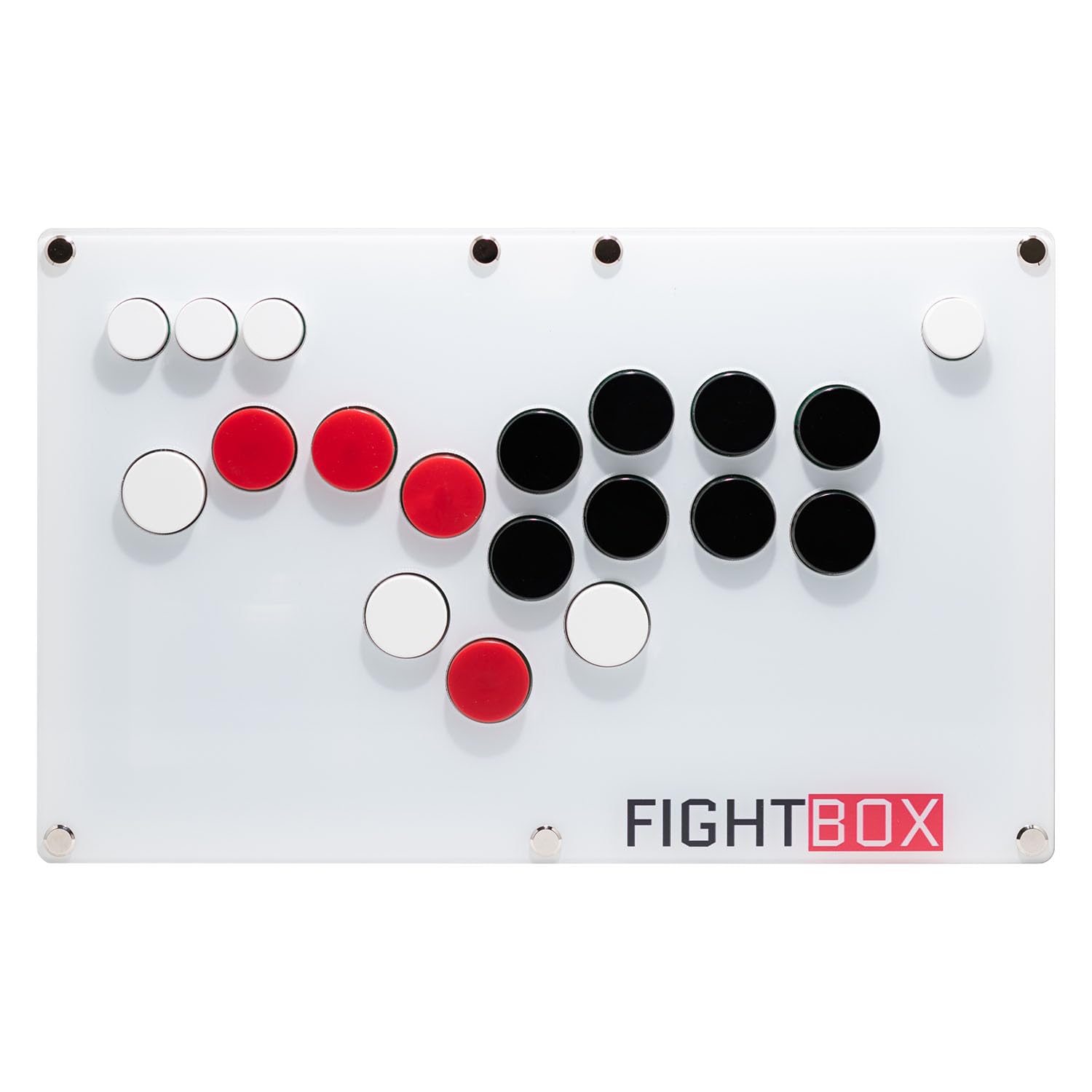 

FightBox B10 Ex аркадний контролер Leverless Quiet High Speed ​​Silver Switch 15 Button PC Compatible Warranty