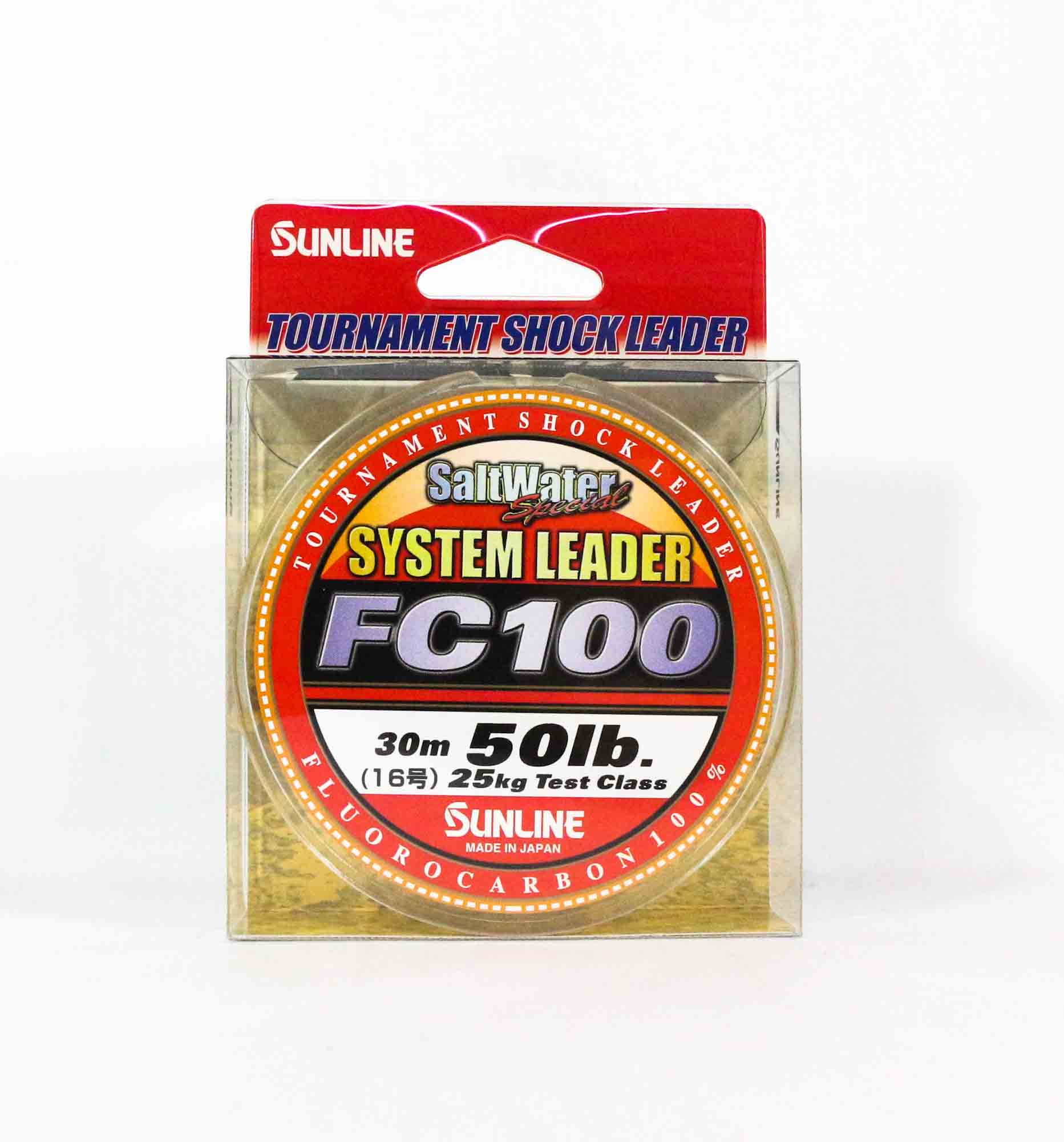 

Sunline Fluorocarbon Leader System 100 Shock Leader 30 м 50 фунтов (0863)
