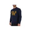Polo Ralph Lauren Ss23 Logo Letter Number Print Crewneck Long Sleeve Sweatshirt Men sweatshirt Navy-Blue 710766798-001